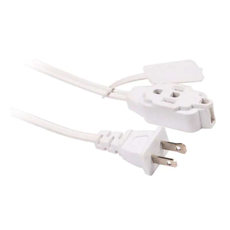 12v American Standard Spt kotitalouksien jatkojohto, jossa kaksipiikkinen pistoke ja monipistorasia FP-690,FP-691,FP-692,FP-693,FP-688,FP-689