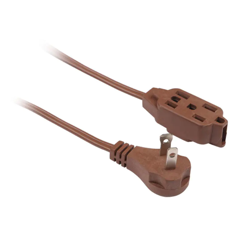 12v American Standard Spt kotitalouksien jatkojohto, jossa kaksipiikkinen pistoke ja monipistorasia FP-690,FP-691,FP-692,FP-693,FP-688,FP-689