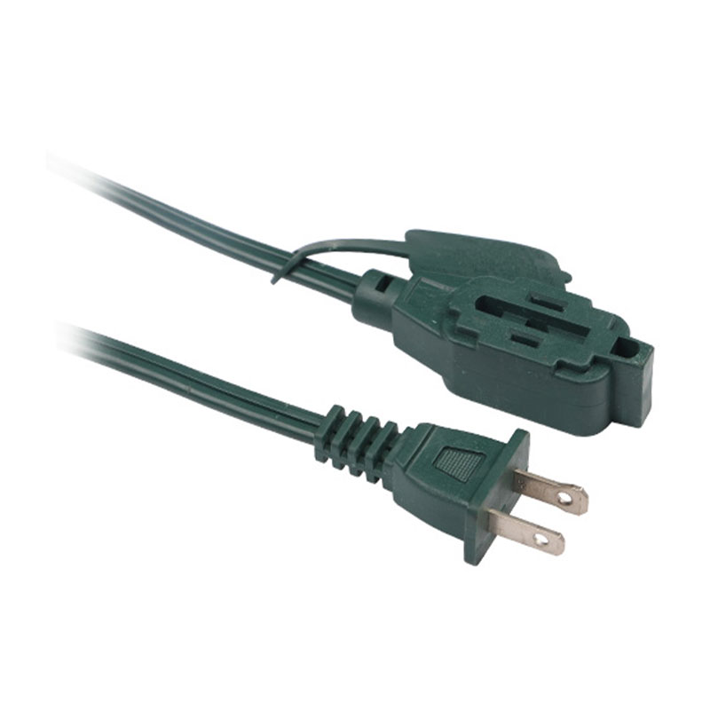 12v American Standard Spt kotitalouksien jatkojohto, jossa kaksipiikkinen pistoke ja monipistorasia FP-690,FP-691,FP-692,FP-693,FP-688,FP-689